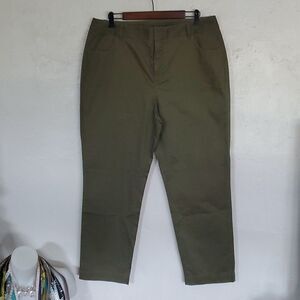 Soft Surroundings Green Pants Size 16